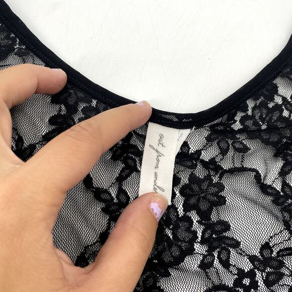 Urban Outfitters black lace bodysuit - Picture 3 of 4